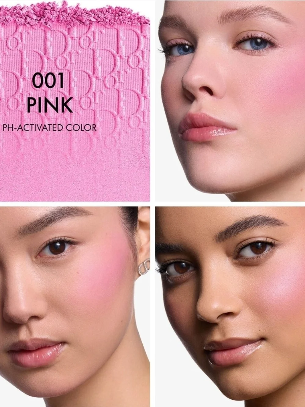 DIOR BACKSTAGE ROSY GLOW-001 PINK NWOB